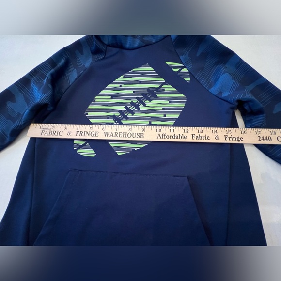 TEK GEAR. WARM TEX NAVY BLUE WITH ROYAL BLUE LIME GREEN GRAY WHITE ACCENTS.   8 - Picture 3 of 9